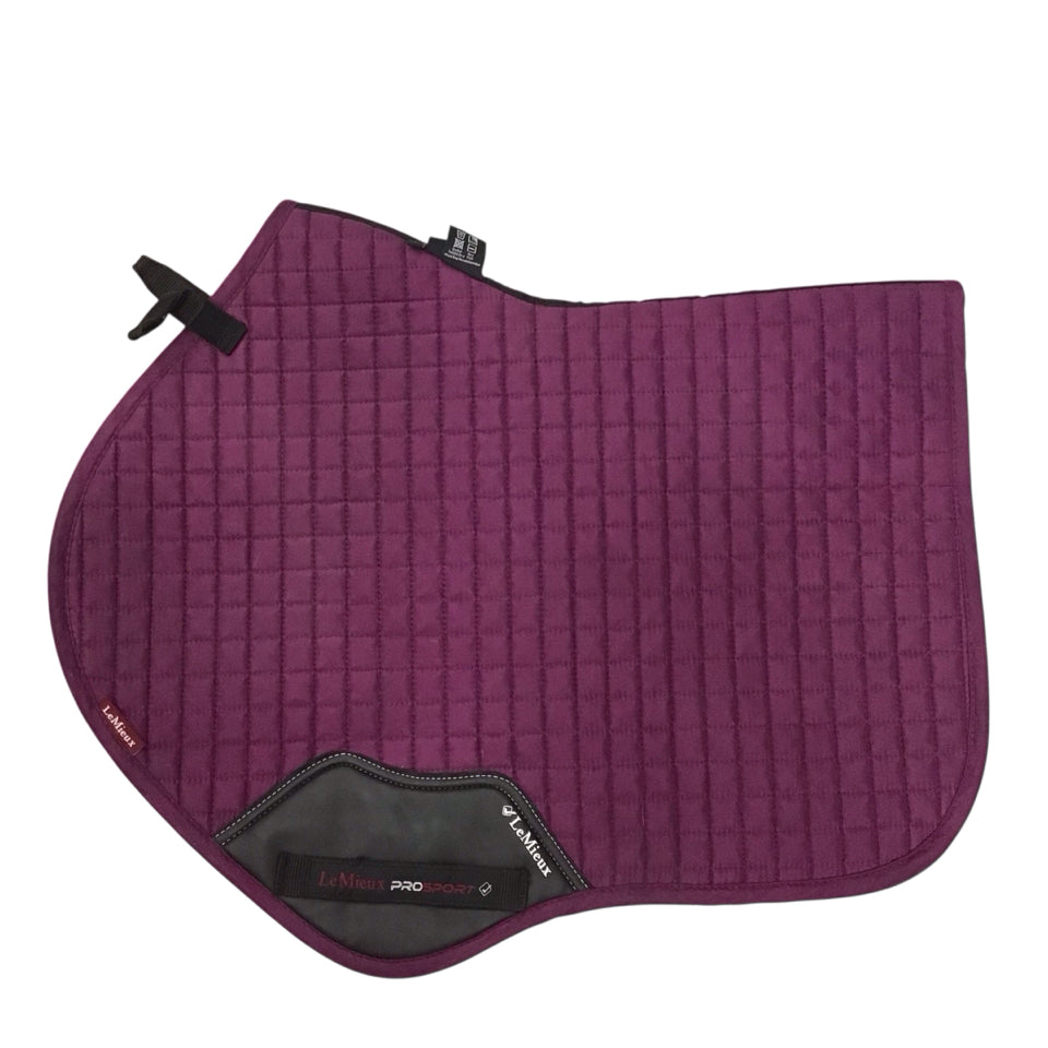 LeMieux Large Plum Close Contact Saddle Pad Used - H