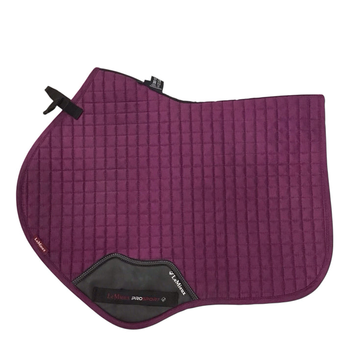LeMieux Large Plum Close Contact Saddle Pad Used - H