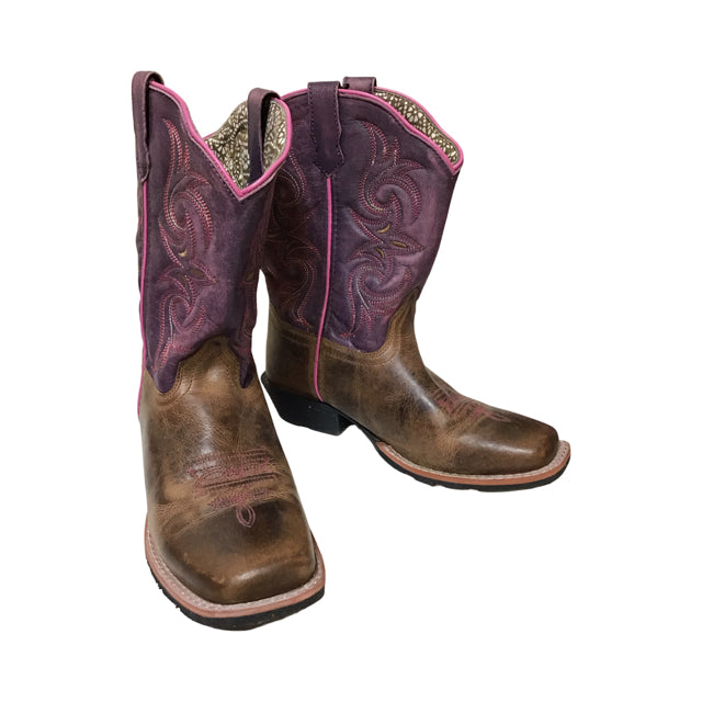 DAN POST 4 Majesty Square Toe Boots USED B