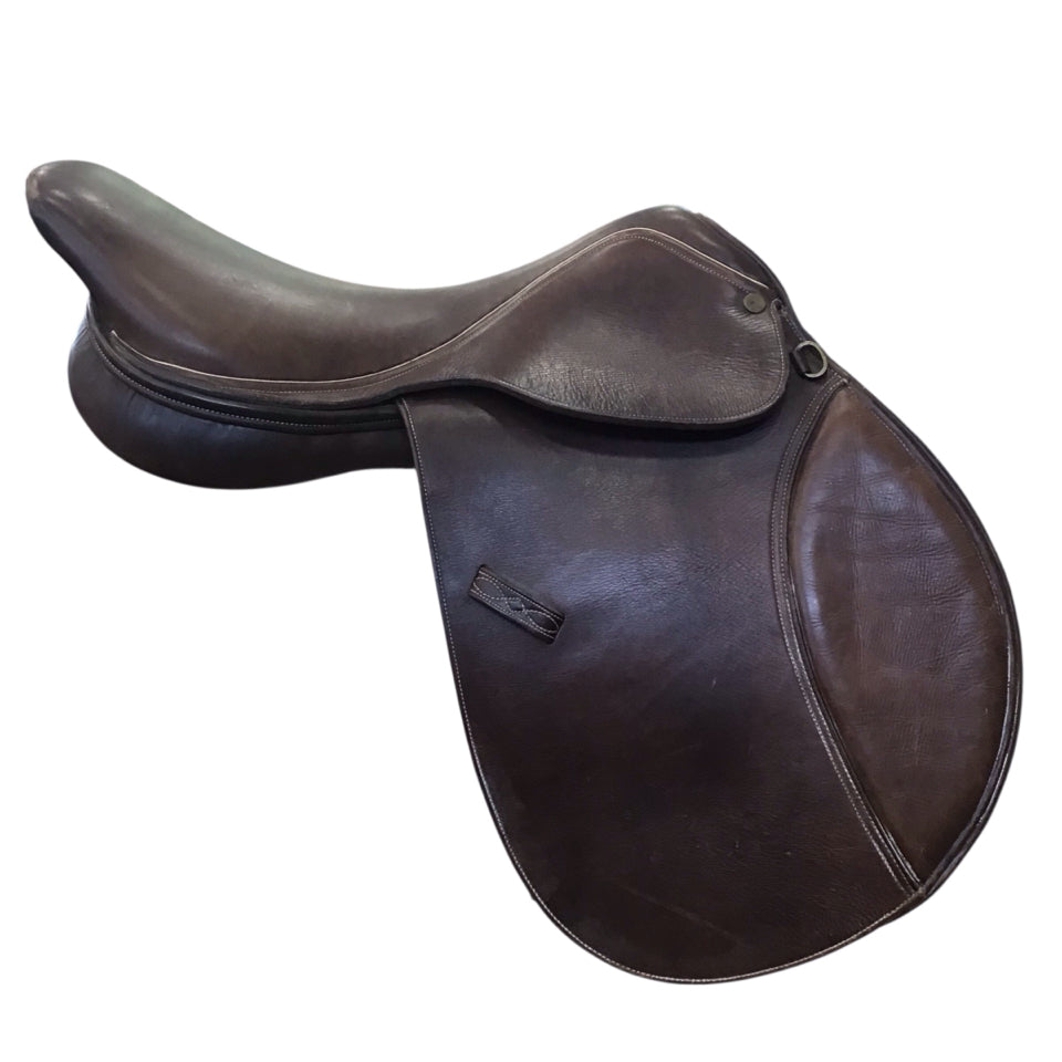 18" No Brand Med/Narrow Used Hunter/Jumper Saddle - H