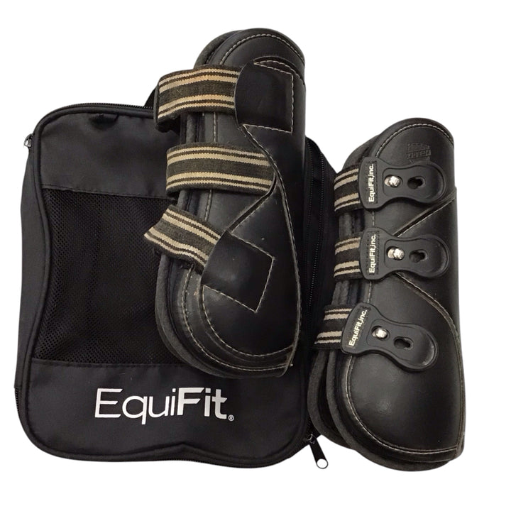 Equifit Large DTeq Open Front Boots Used - H