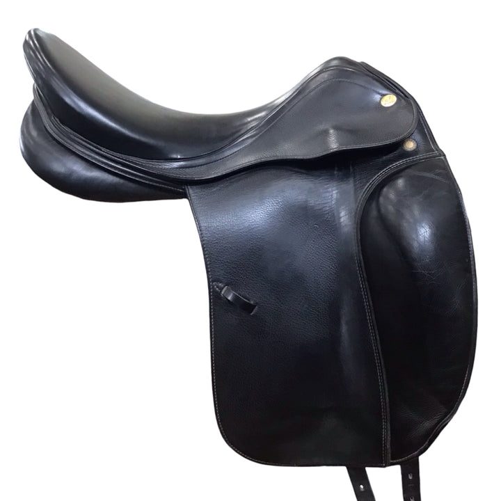 18" Prestige Dressage 2000 32cm Med/Narrow Used Dressage Saddle - H