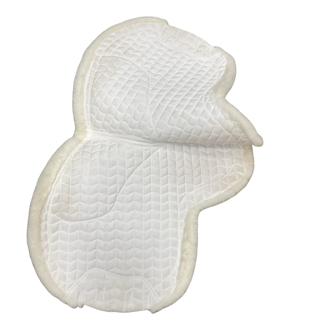 LeMieux Small Merino+ Hunter Saddle Pad White/White Used