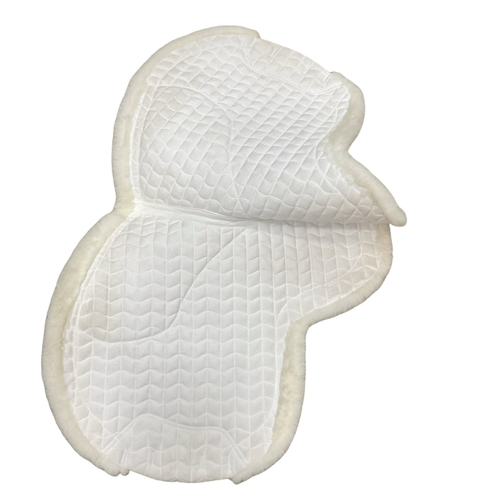 LeMieux Small Merino+ Hunter Saddle Pad White/White Used