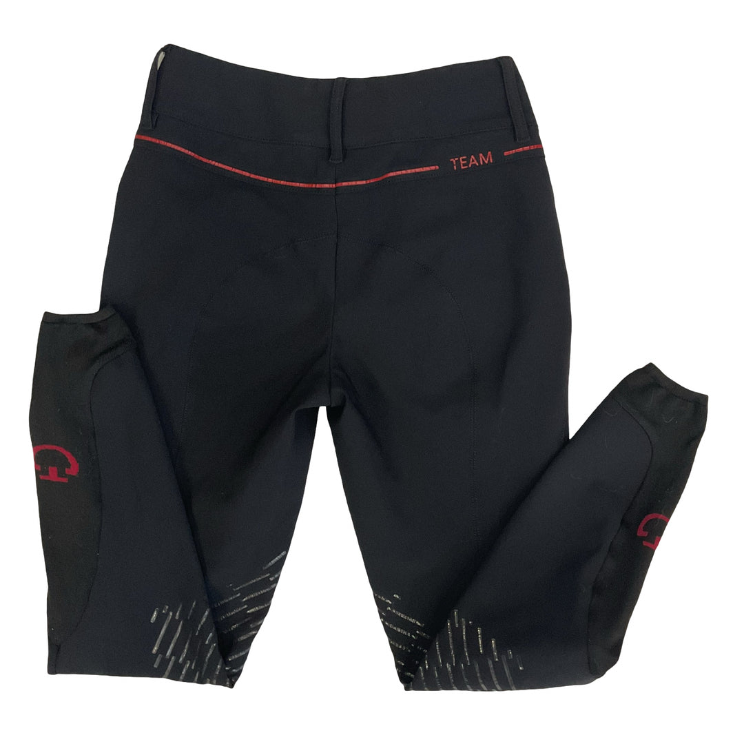 Cavalleria Toscana Women's 8 Knee Patch Schooling Breech Black Used