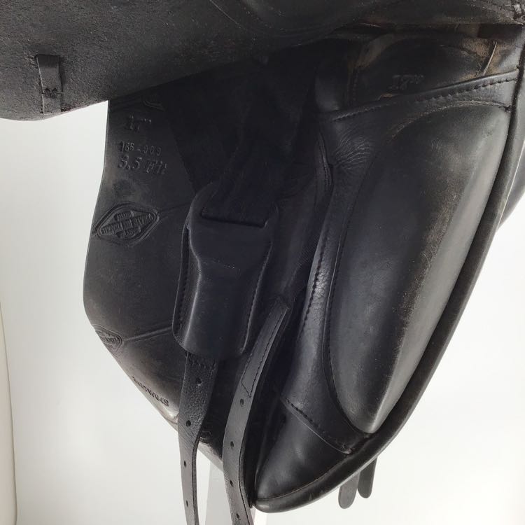 17" HDR used dressage saddle B