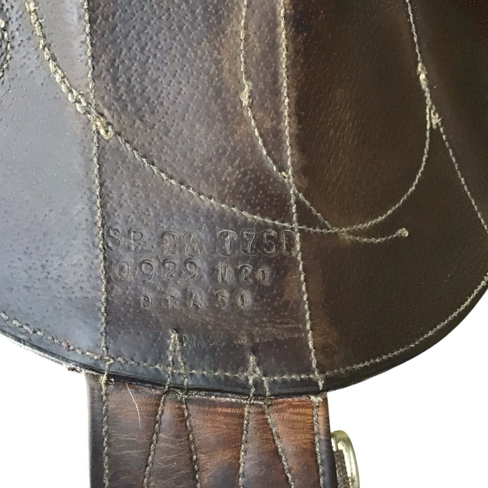 17.5" Antares Monoflap Medium/Wide Used Hunter/Jumper Saddle - H