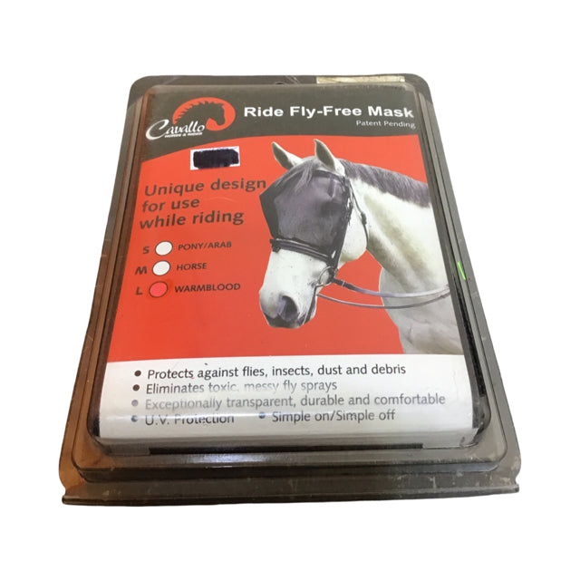 Cavallo Ride Fly-Free Warmblood Mask New