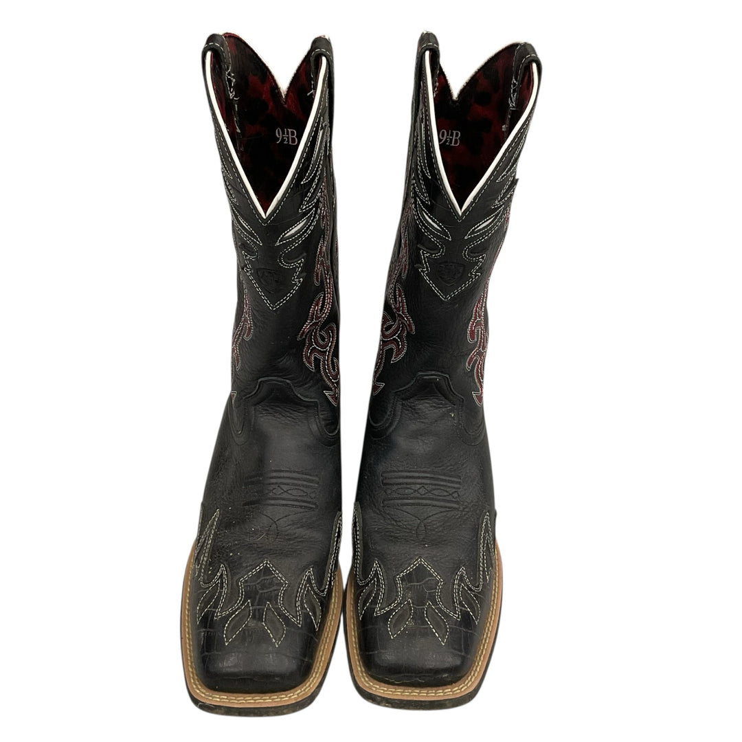 Ariat Women's 9.5 Sidekick Western Boot Black Used - H