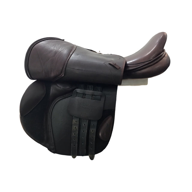 17.5" M. Toulouse Platnium Jeninne Adjustable Used Close Contact Saddle - C