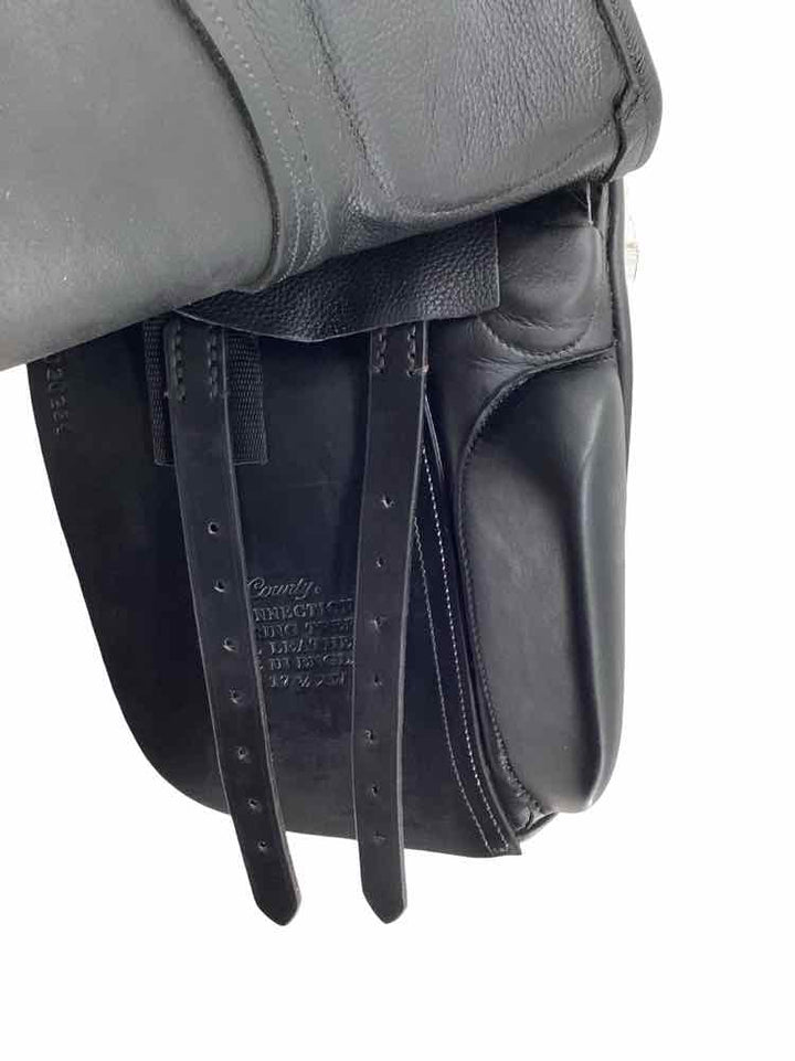17.5" County used dressage saddle B