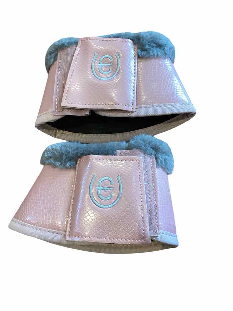 EQUESTRIAN STOCKHOLM Pink with fleece top size M bell boots used B