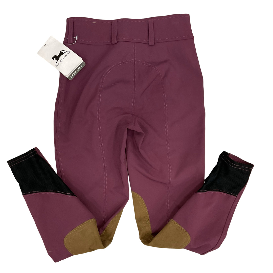 RJ Classics Child 8 Avery Knee Patch Seasonal Breech Mixed Berry New - H