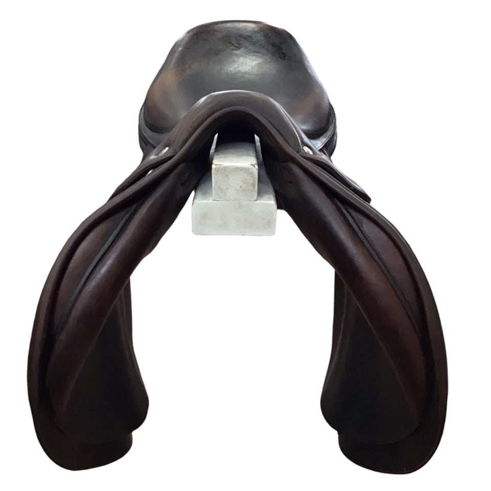 17" Butet Premium Half-Deep Medium Used Hunter/Jumper Saddle - H