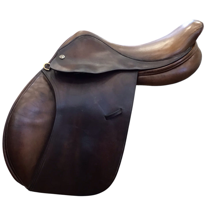 17" Crosby XL Excel Medium Used Hunter/Jumper Saddle - H