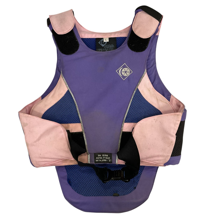 Charles Owen Child Large Safety Vest Purple/Pink Used - H