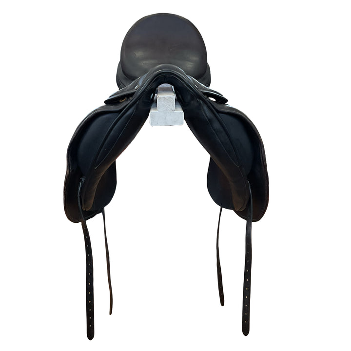 17" Hulsebos Dress Med/Wide Used Dressage Saddle