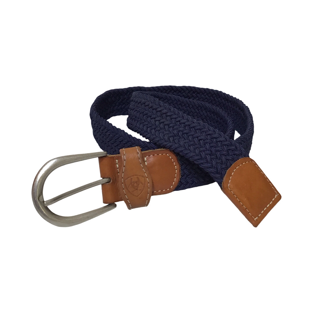 Ariat MD/LG One Rail Woven Stretch Belt Used