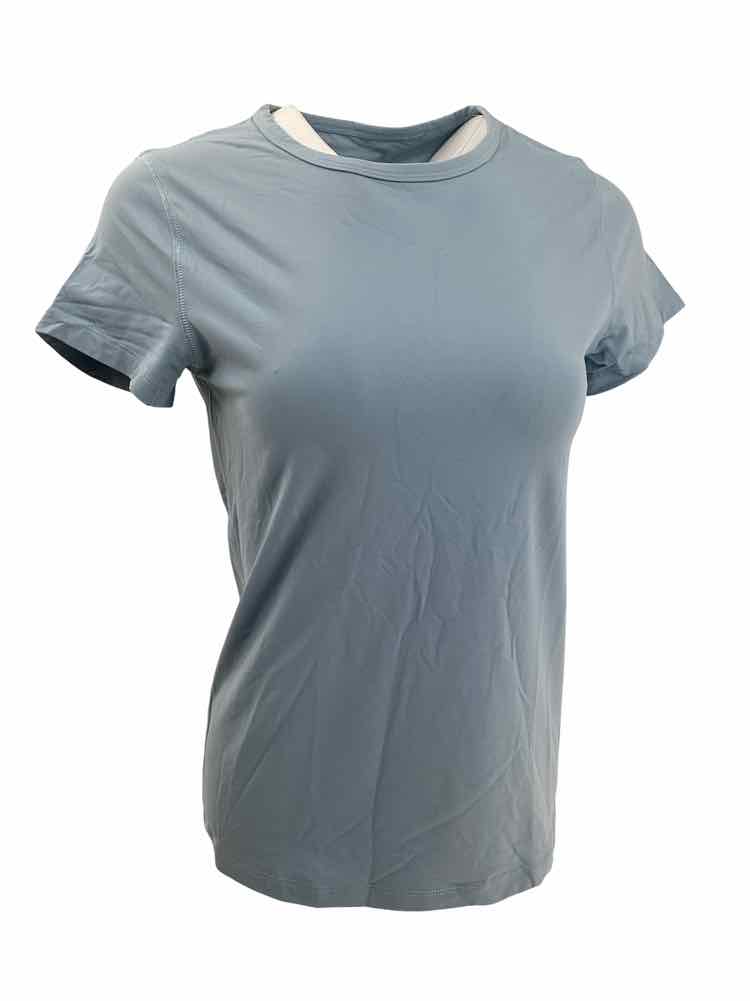 TS new ladies SS blue top B