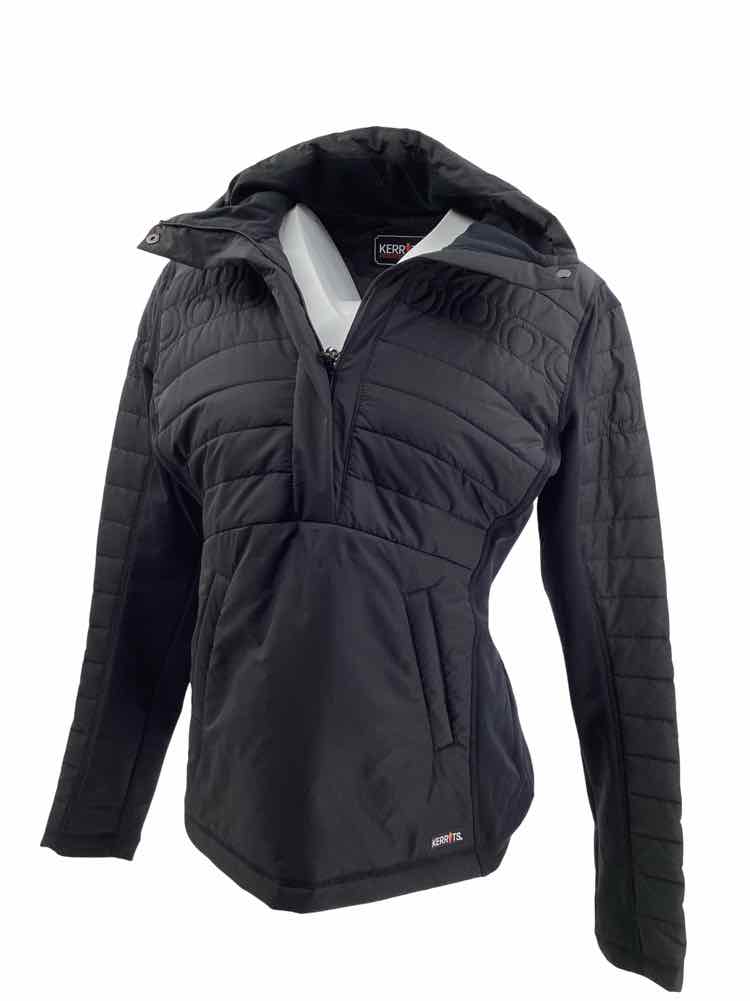 Kerrits black new M quilted pullover jacket B