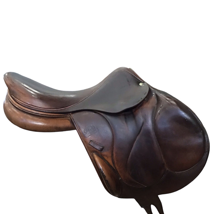 17.5" Devoucoux Chiberta Medium Used Hunter/Jumper Saddle - H
