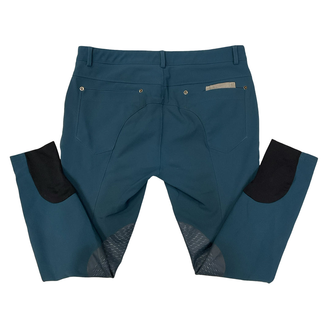 Animo Women's IT52 Knee Patch Schooling Breech Blue Used