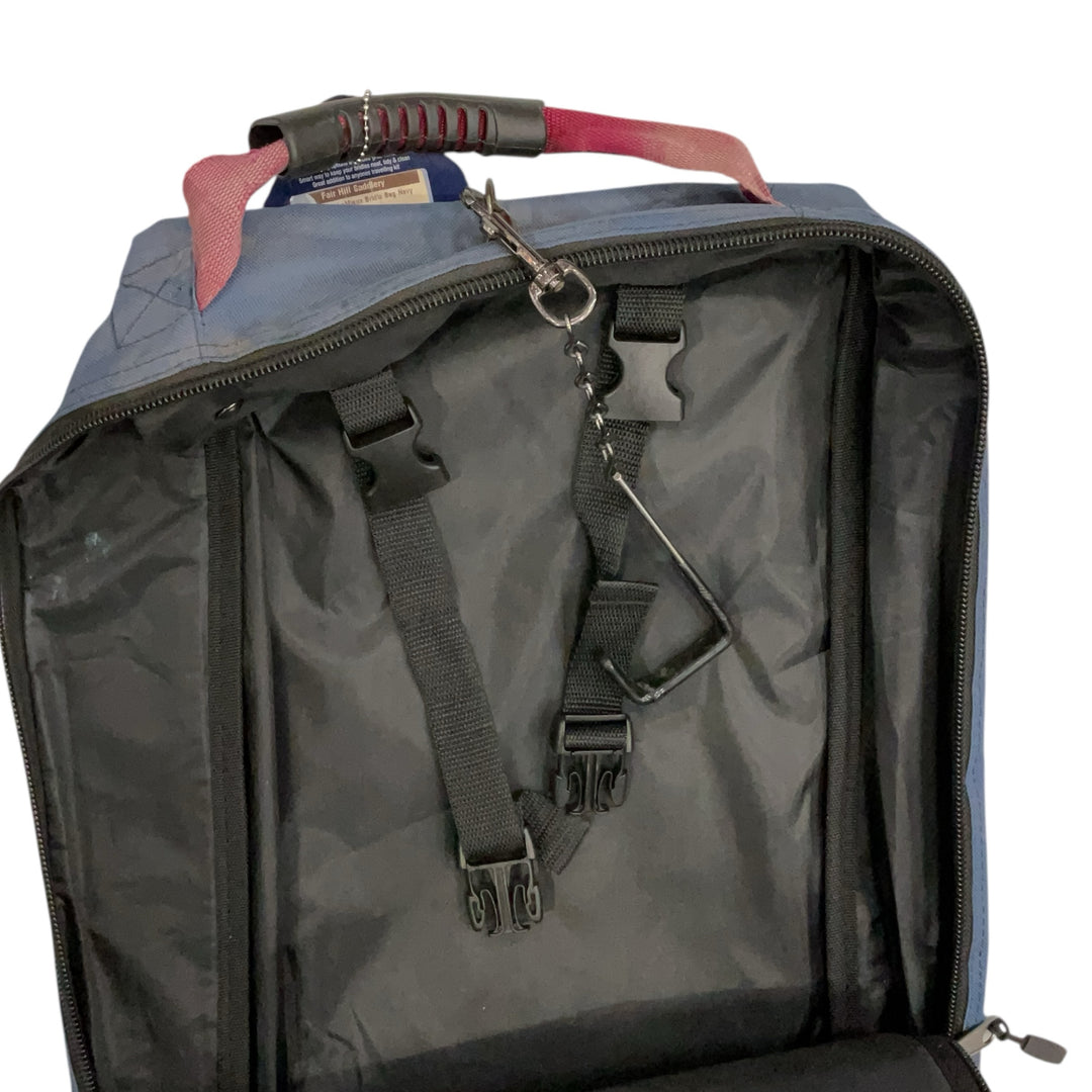 LeMieux Show Kit Bridle Bag Blue Used - H