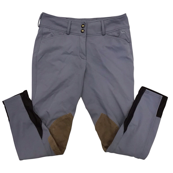 RJ Classics Women's 26R Knee Patch Schooling Breech Slate Blue Used - H