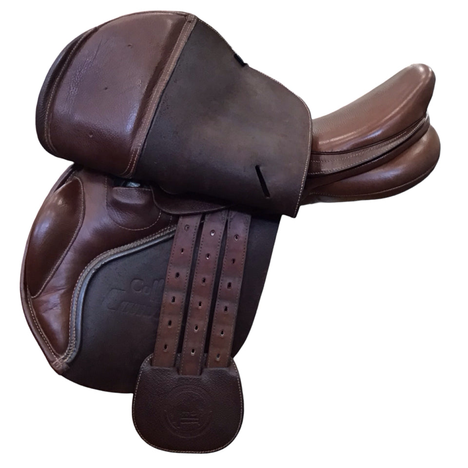 15" Collegiate Convertible Adjustable Used Childs Hunter/Jumper Saddle - H