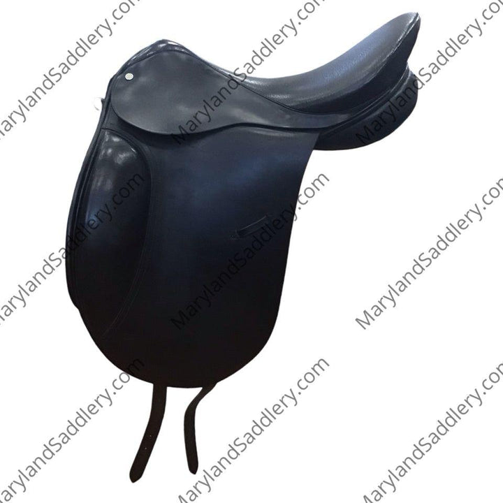 18.5" Smith Worthington Maxx XXW/Wide Used Dressage Saddle - H