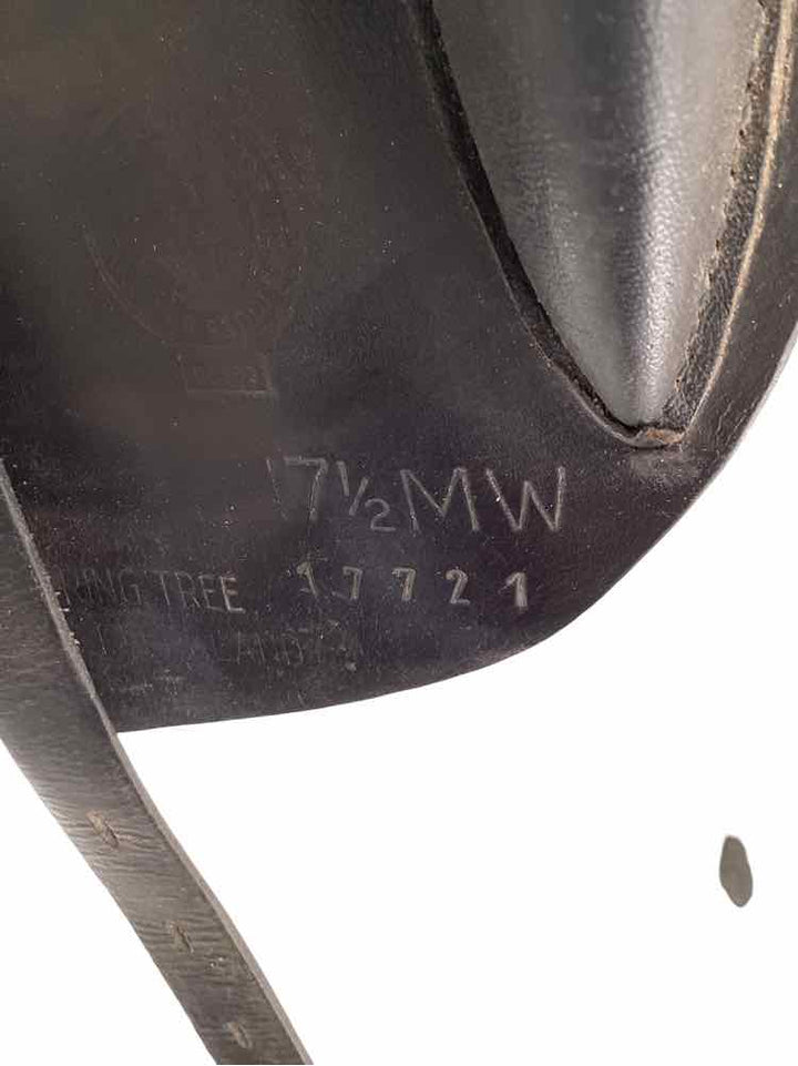 17.5" Black County used dressage saddle B