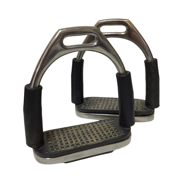 3.75" Jointed Stirrups w/Pads USED B