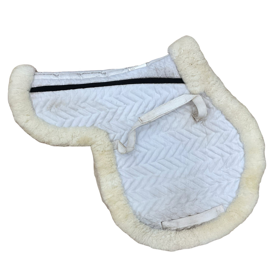 Fleeceworks Fitted Saddle Pad White Used