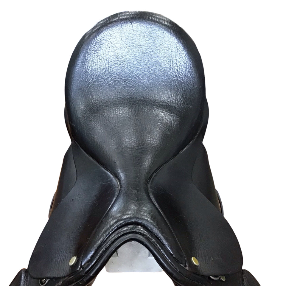 17.5" State Line Cambridge Wide Used Dressage Saddle - H