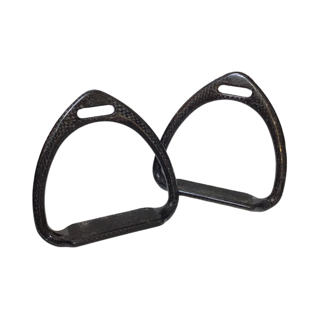 JOCKEY TACK 3.75" Carbon Fiber Platform Jockey Irons USED B