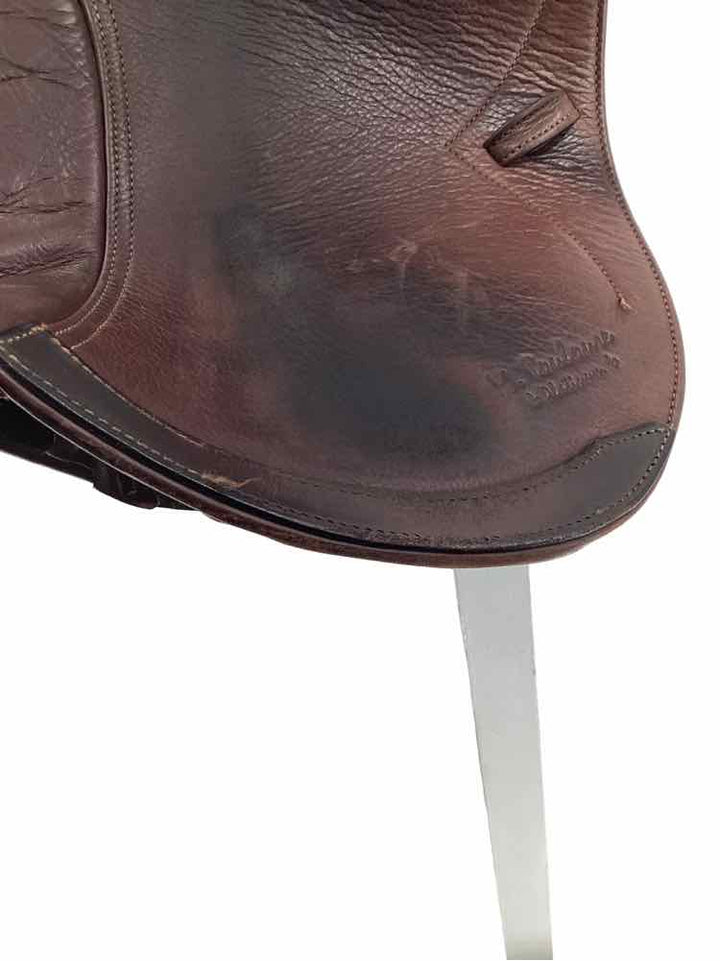 17.5" M Toulouse Jeninne adjustable tree wool flocked used close contact saddle