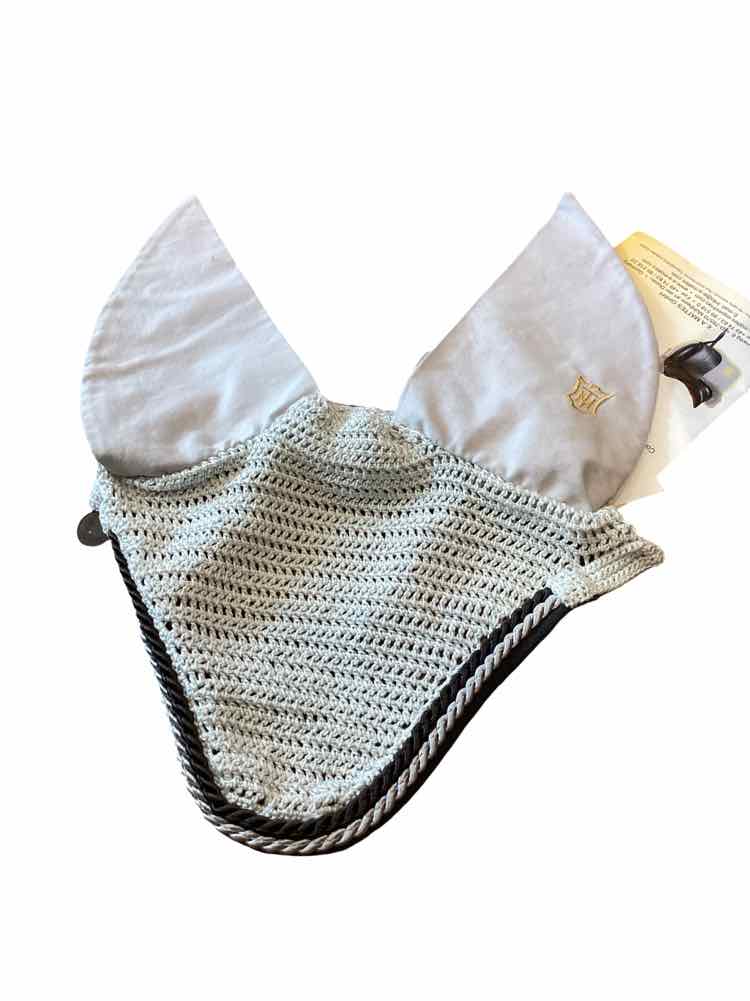 NEW Light grey mattes horse bonnet B