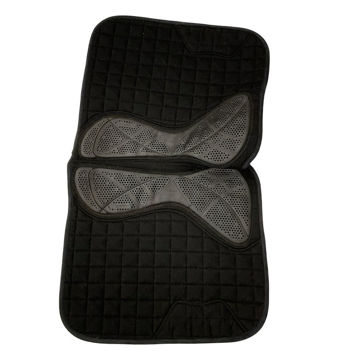 LeMieux Large Dressge X Grip Silicone Saddle Pad Black Used