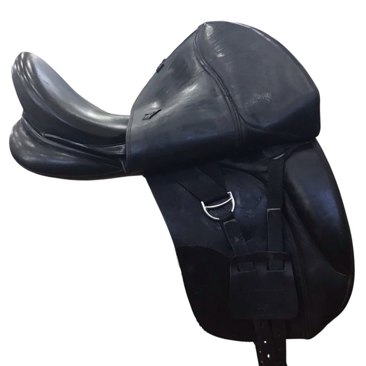 18" M. Toulouse Aachen Genesis Adjustable Used Dressage Saddle - H