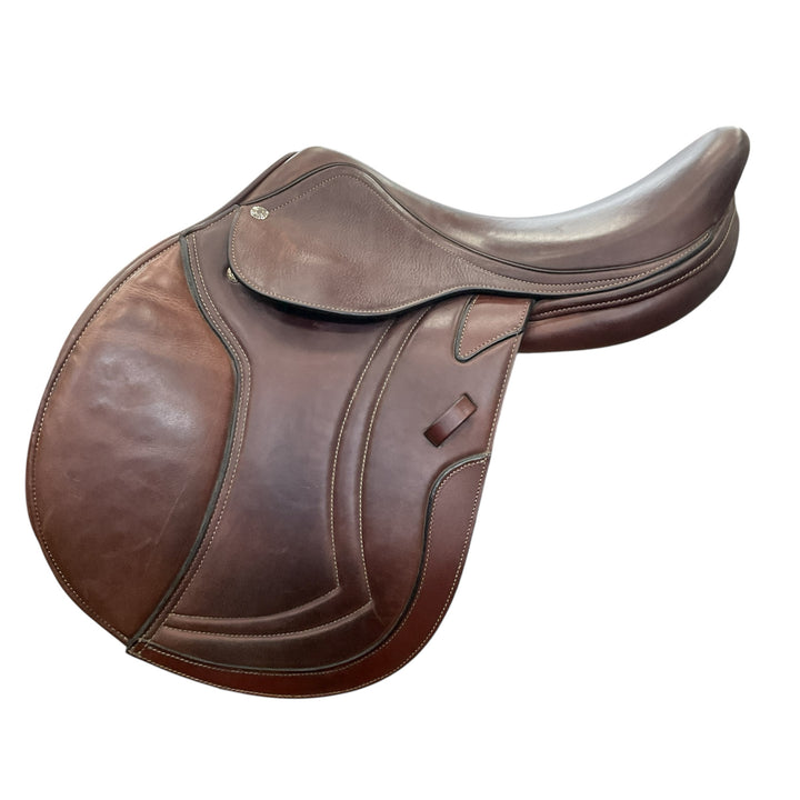 17" Dover Circuit Premier Wide Used Hunter/Jumper Saddle - H