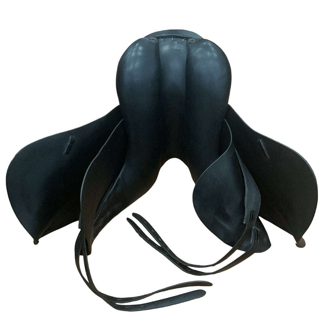 17" Verhan Odyssey Wide Used Dressage Saddle