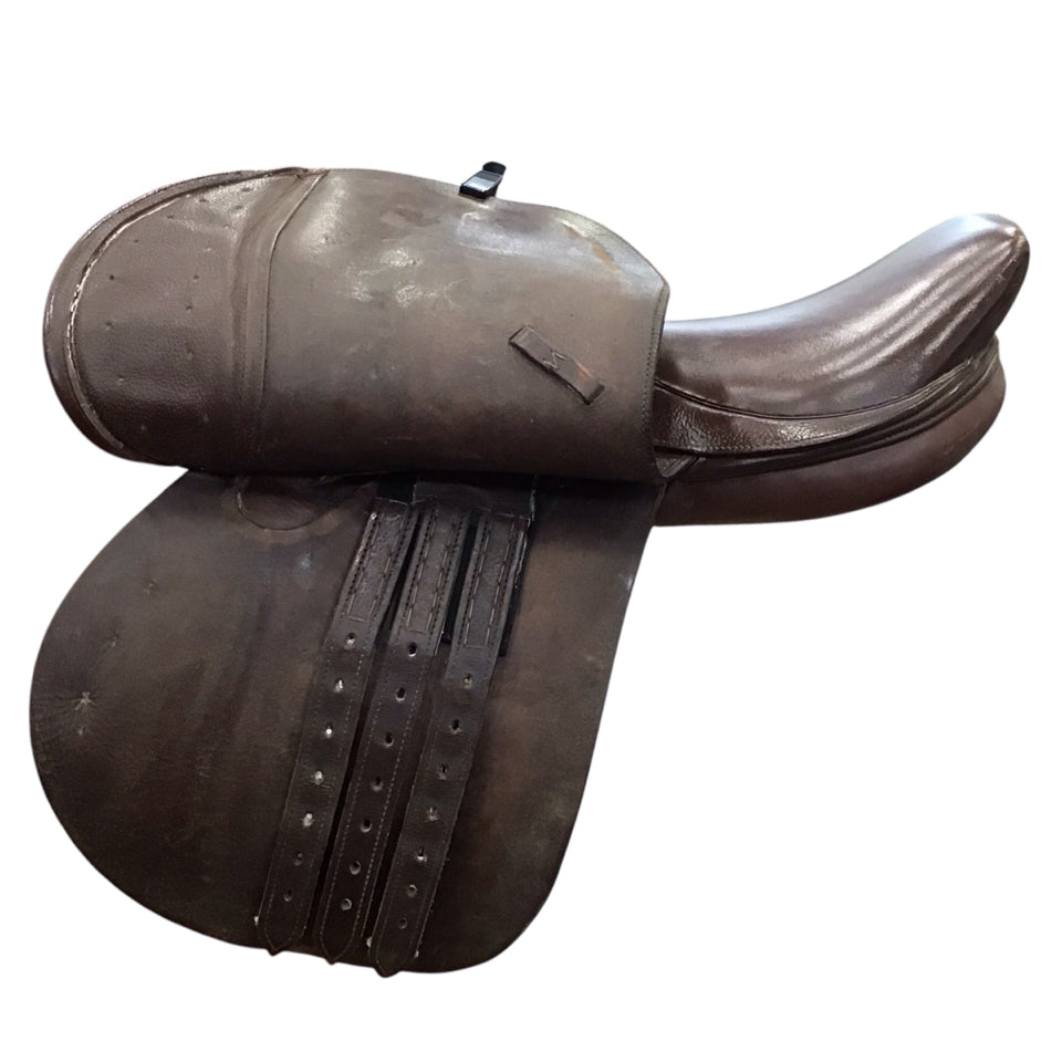 16.5" Lancers Medium Used Hunter/Jumper Saddle - H