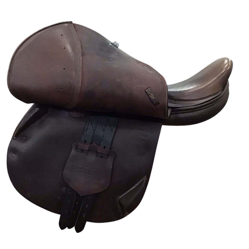 17" Dover Circuit Medium Used Hunter/Jumper Saddle - H