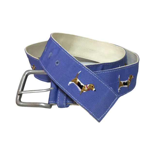 Dancing Dog Design XL Lab Ribbon Belt Used