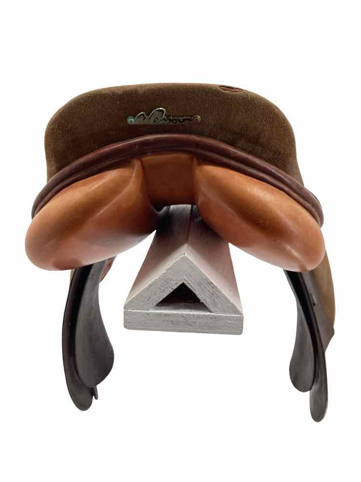 18" Pessoa used close contact saddle, Suede seat B