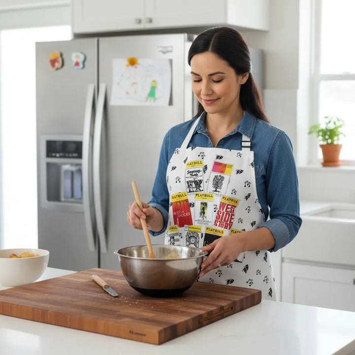 Sondheim Apron - Choose your favorite Playbill covers