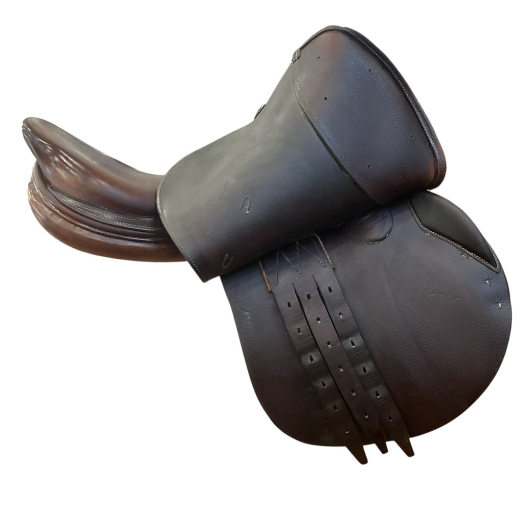 16.5" Bruno Delgrange Medium Used Hunter/Jumper Saddle - H