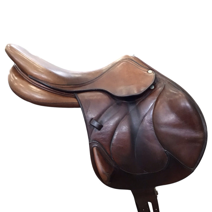 17.5" Antares Monoflap Medium/Wide Used Hunter/Jumper Saddle - H