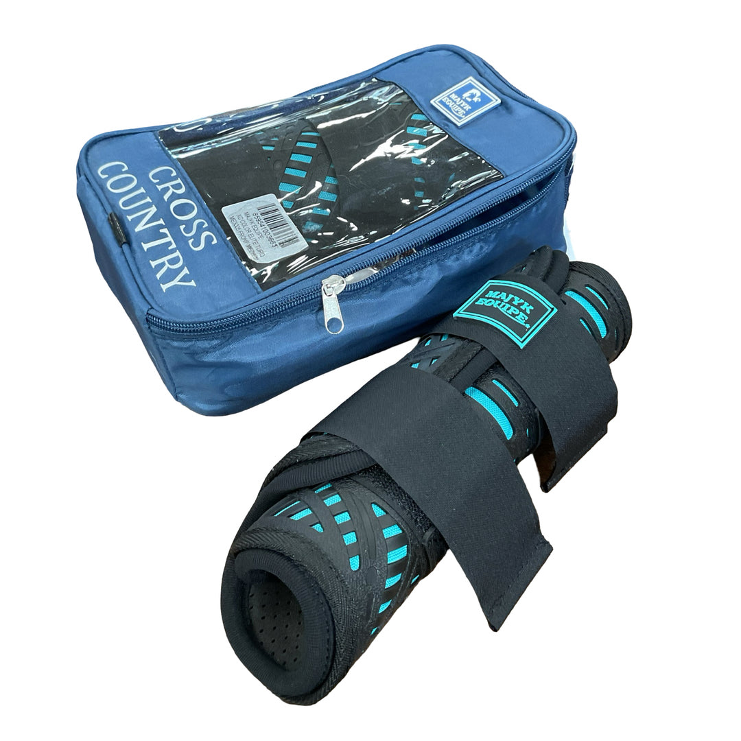 Majyk Equipe Medium XC Color Elite Brush Boot Black/Turquoise New