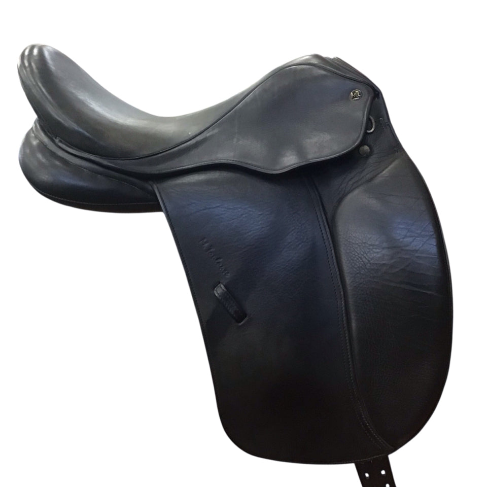 17.5" M. Toulouse Aachen Medium Used Dressage Saddle - H